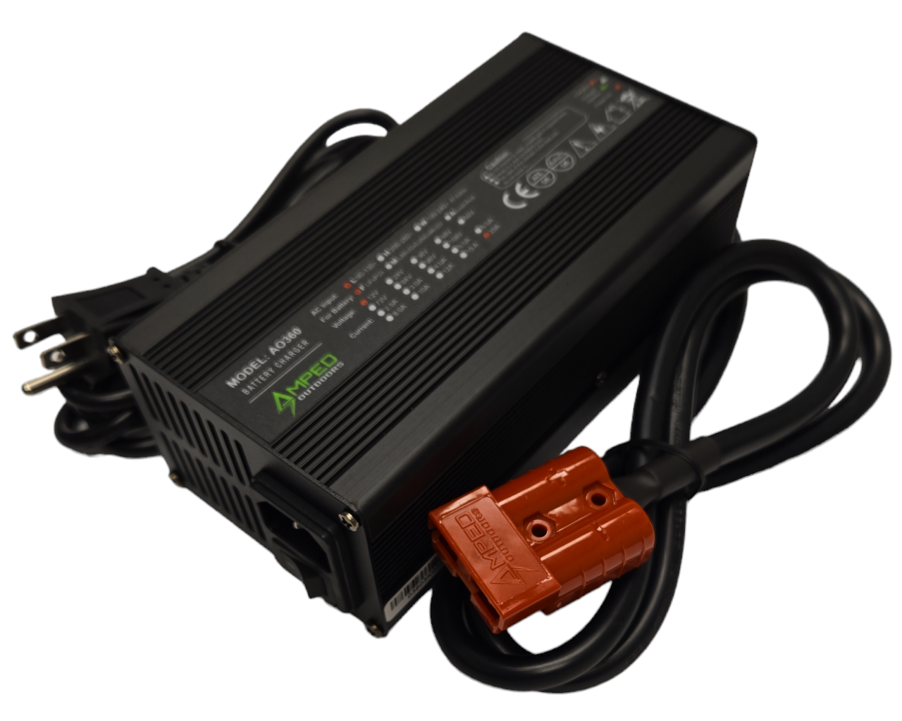 12.8V 20A Fast Lithium Charger (LiFePO4) – Amped Outdoors