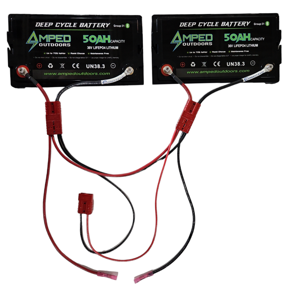 Parallel Kit for 12V, 24V and 36V Motors - With charging adapter