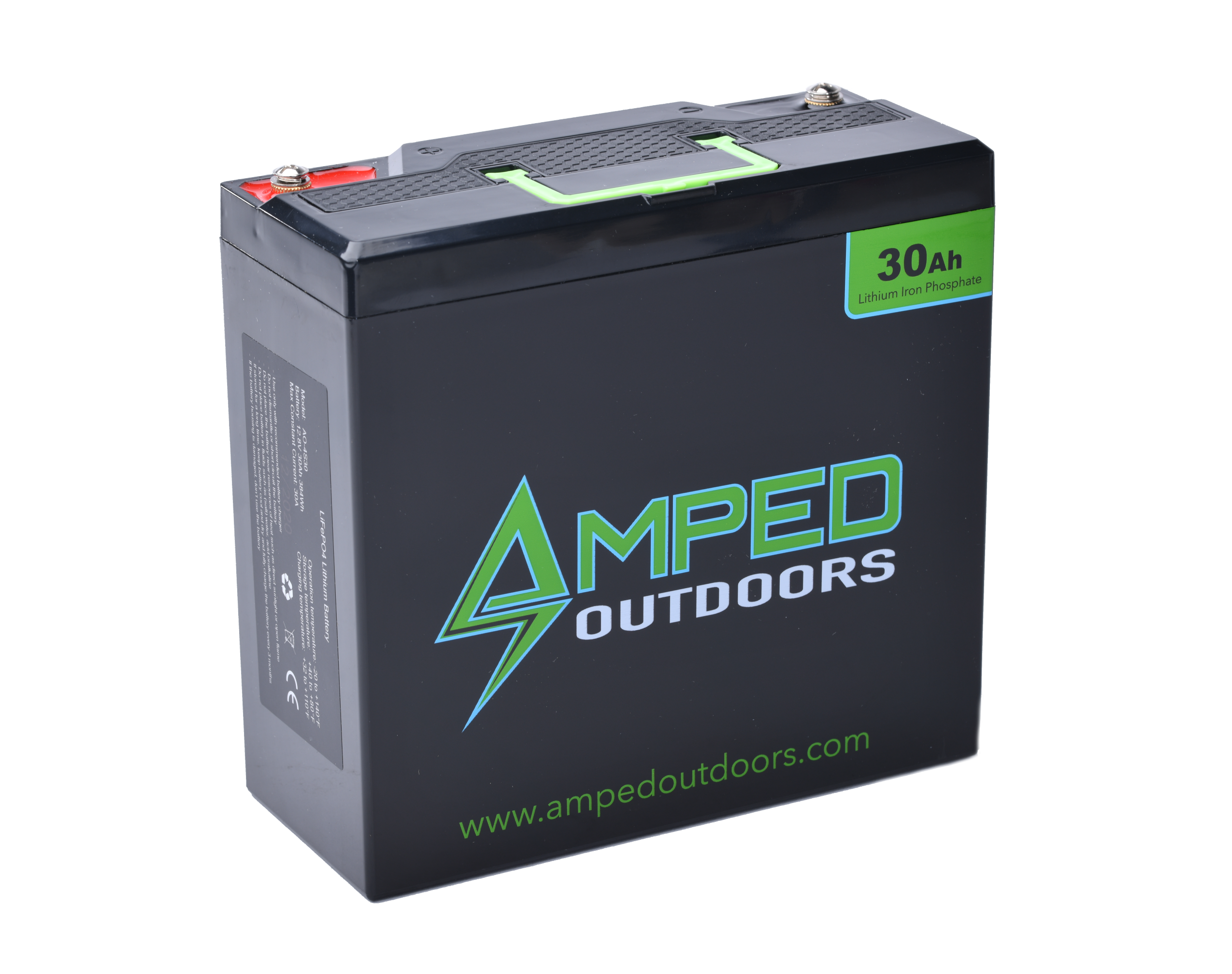 Amped Outdoors 12v 100Ah LiFePO4 Lithium Battery