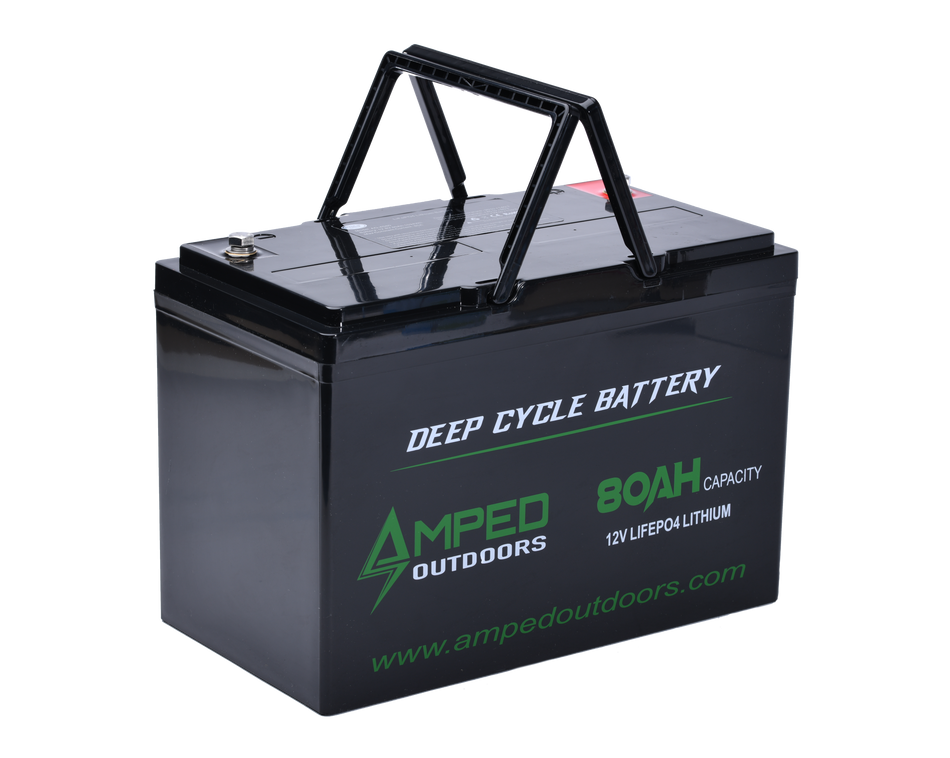 Heated 80Ah Lithium Battery (LiFePO4) - For charging below freezing!