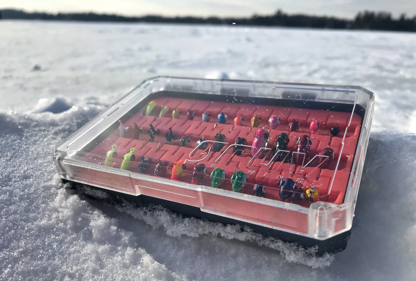 Waterproof Silicon Jig Box (Amped Outdoors Branded)