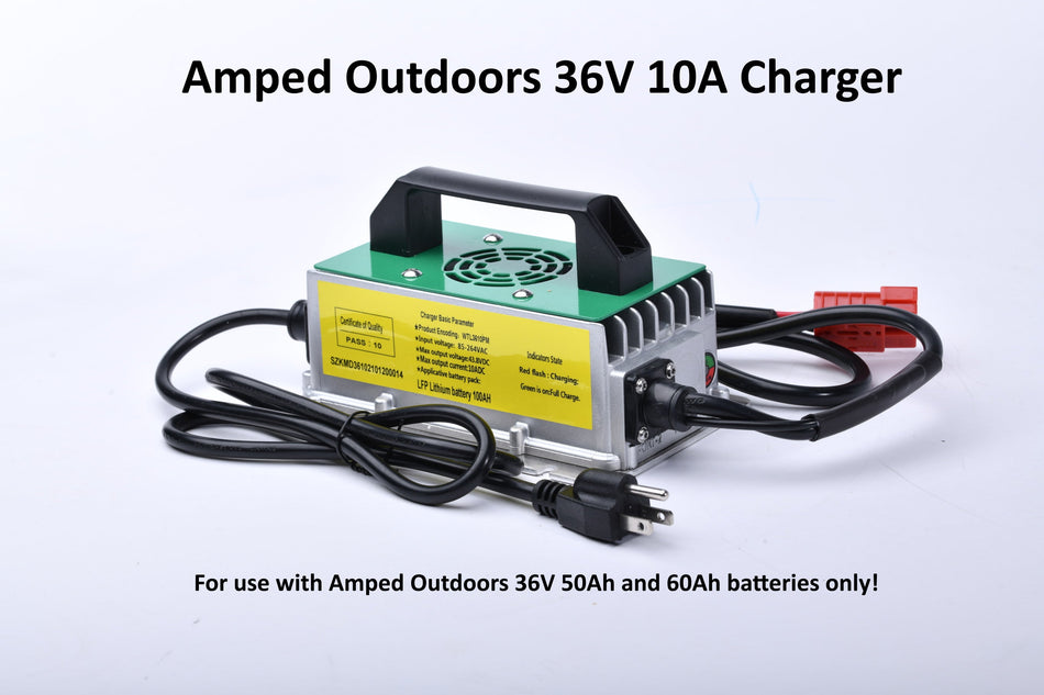 36V 10A LiFePO4 Charger