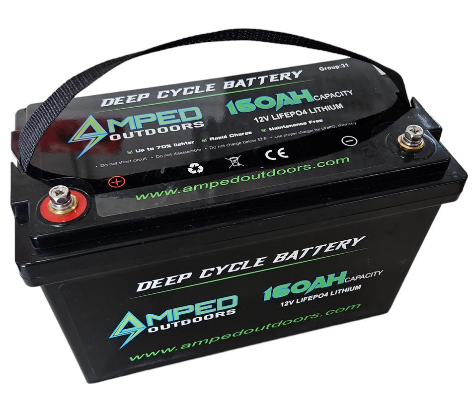 Discounted - 160Ah Lithium Battery (LiFePO4) - NON Bluetooth