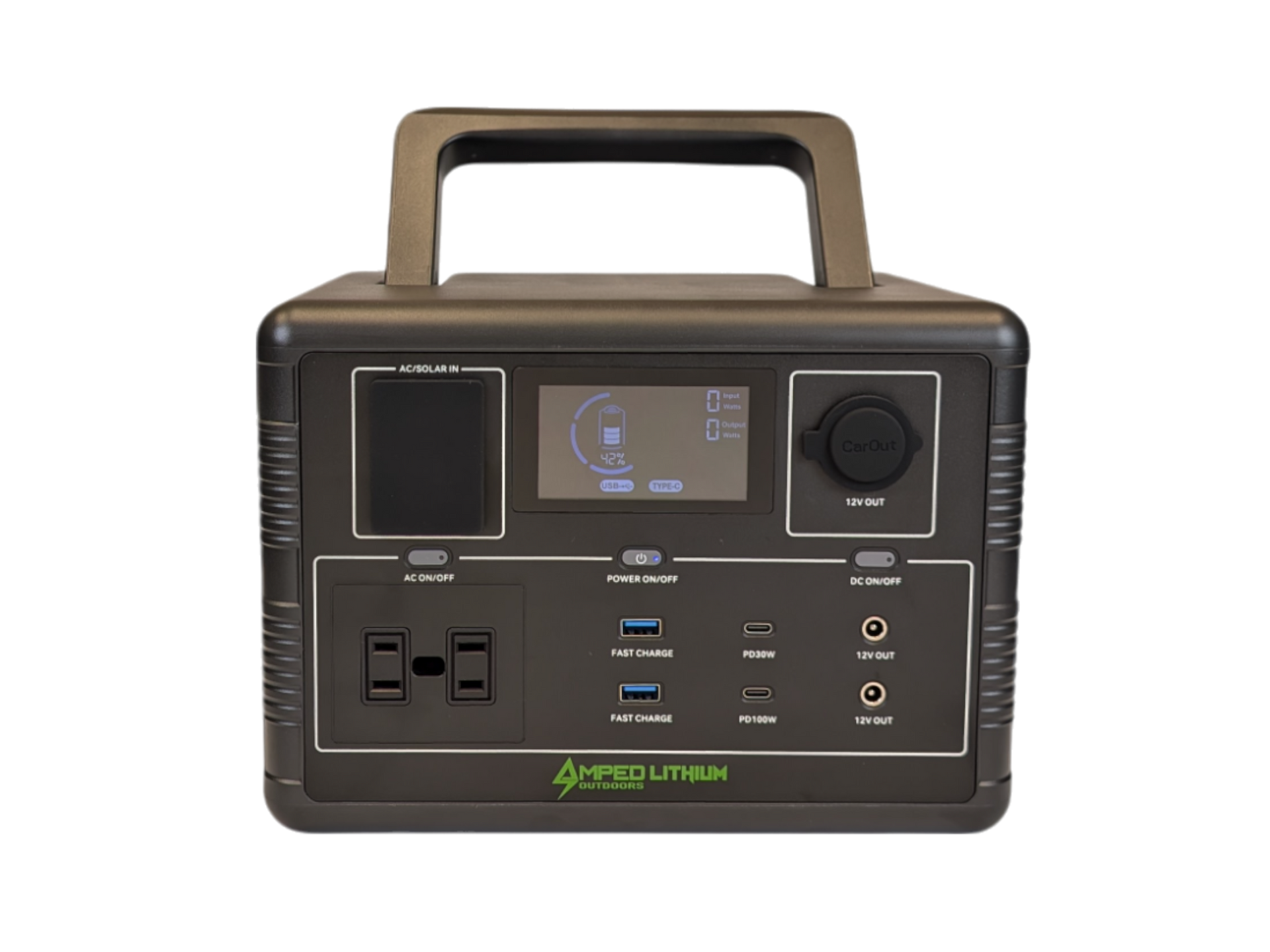 Portable Power Station (560Wh LiFePO4) – Amped Outdoors