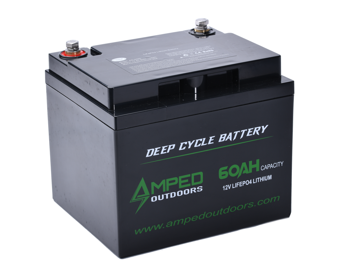 60AH LiFePO4 Lithium Battery Kayak and trolling motor battery